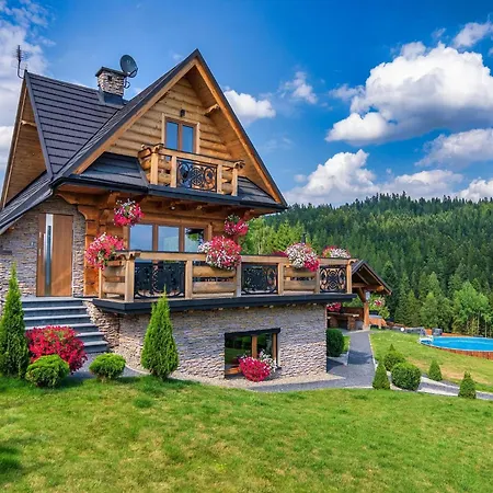 Villa In Nowy Targ With Mountain Views & Pool 别墅 *